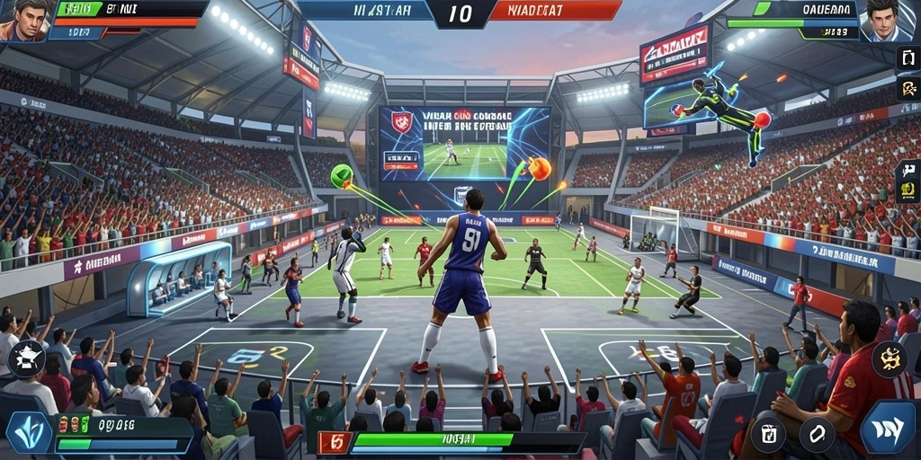 Tangkapan layar gameplay dengan grafis yang menawan.