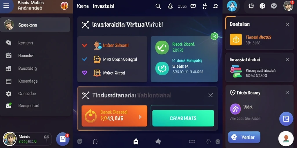 Tampilan antarmuka yang menarik dan modern.